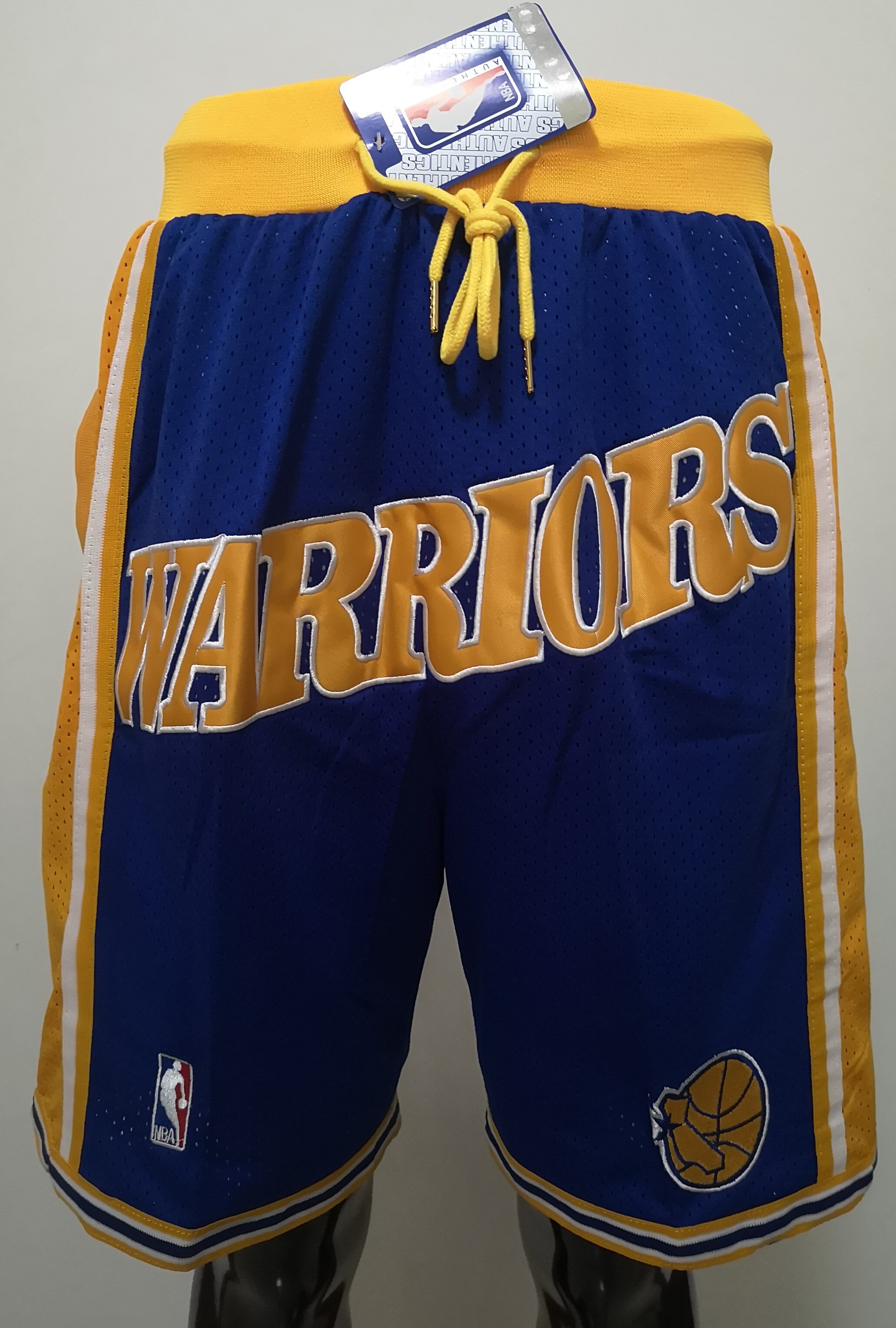 2020 Men NBA Golden State Warriors blue shorts
